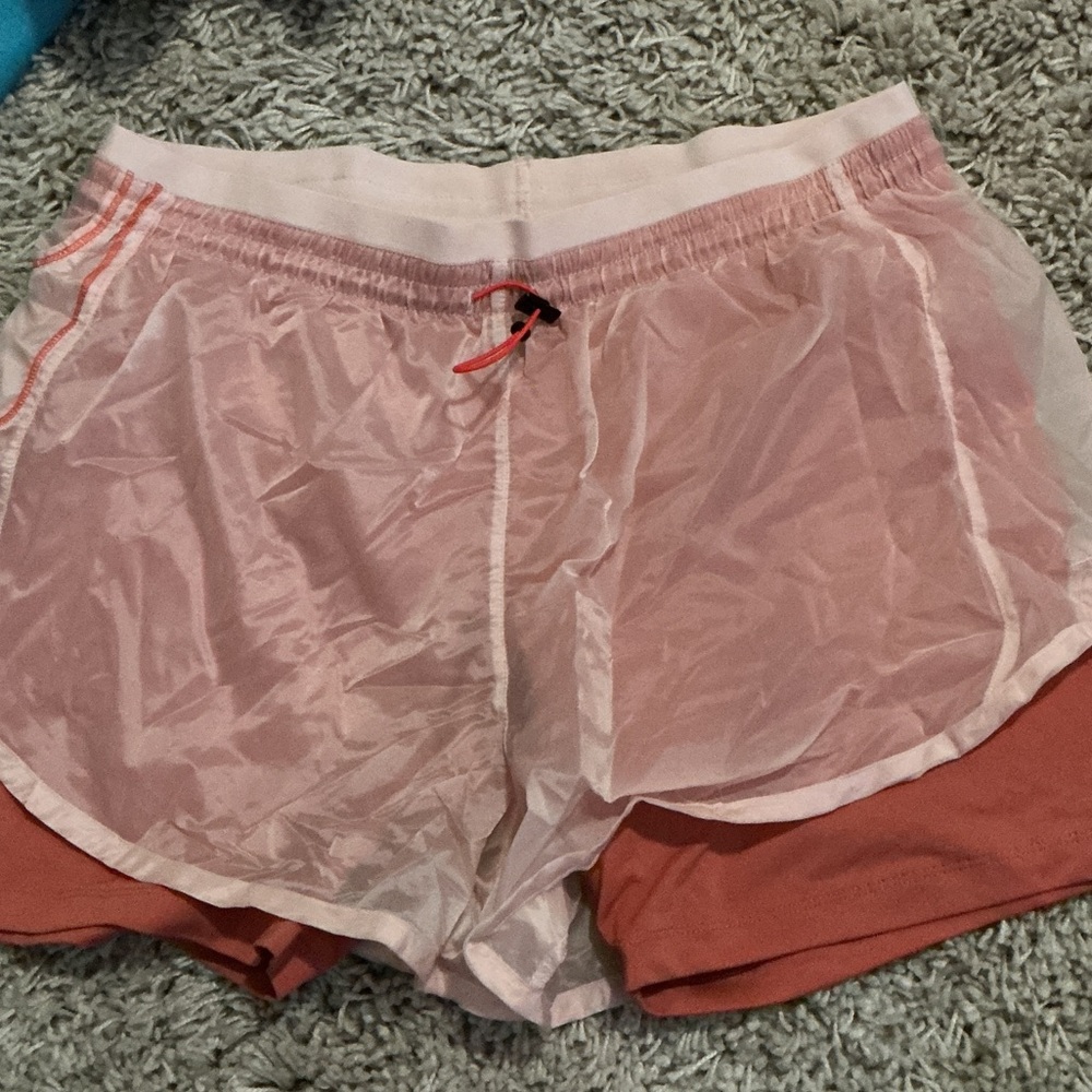 Pink and Coral Athletic Shorts